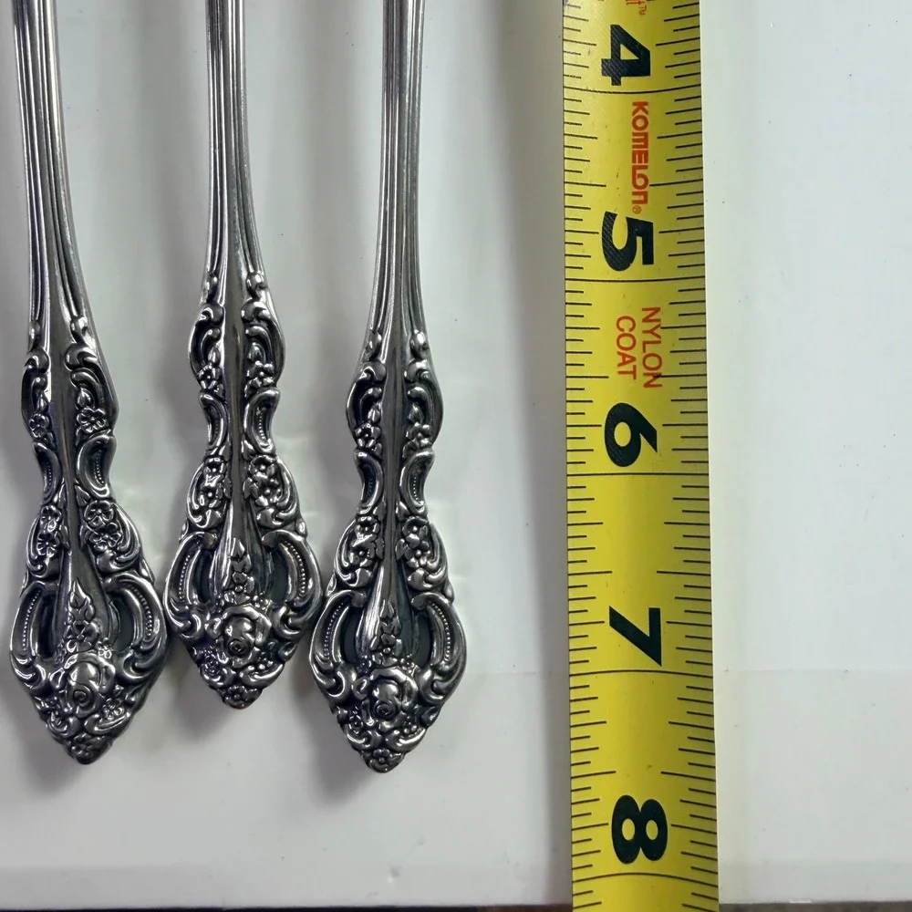 Oneida Michelangelo Silver Countess Pattern Silverplate Spoon Set 18pc